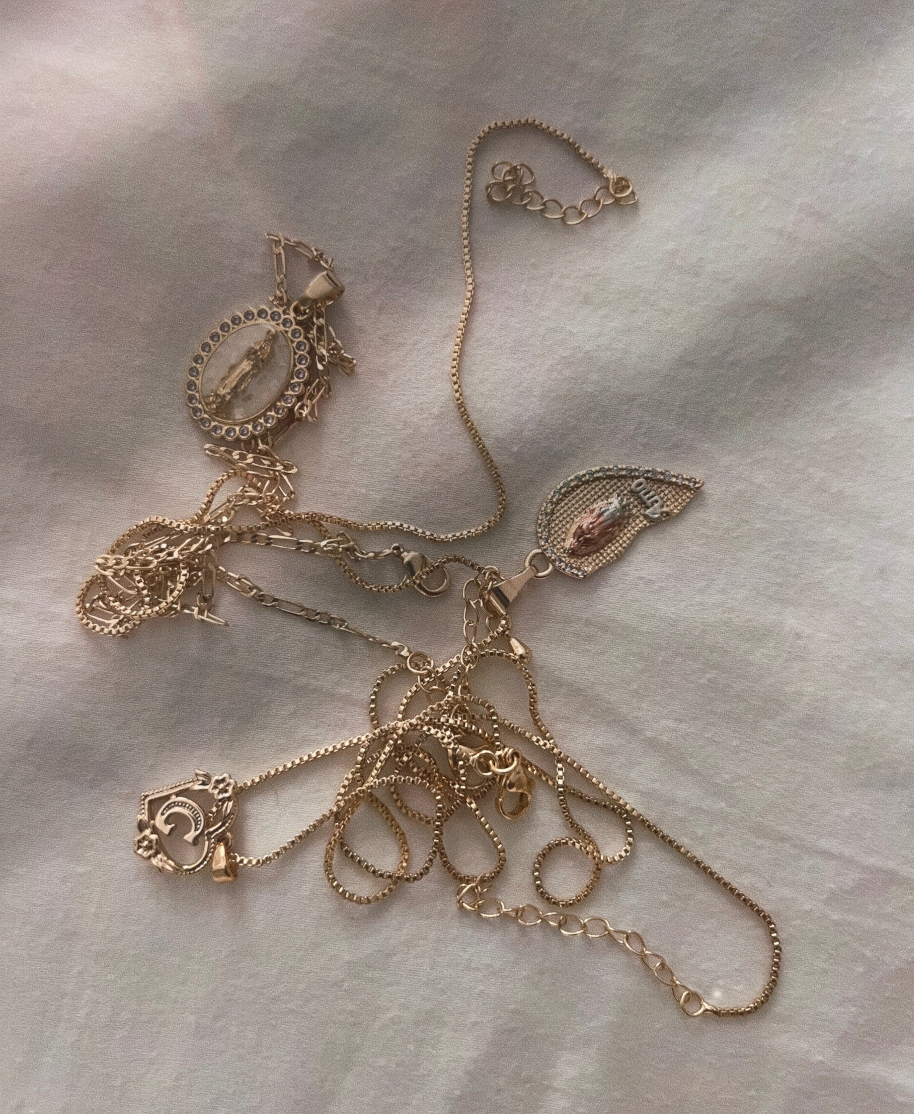 twin flame pendant set