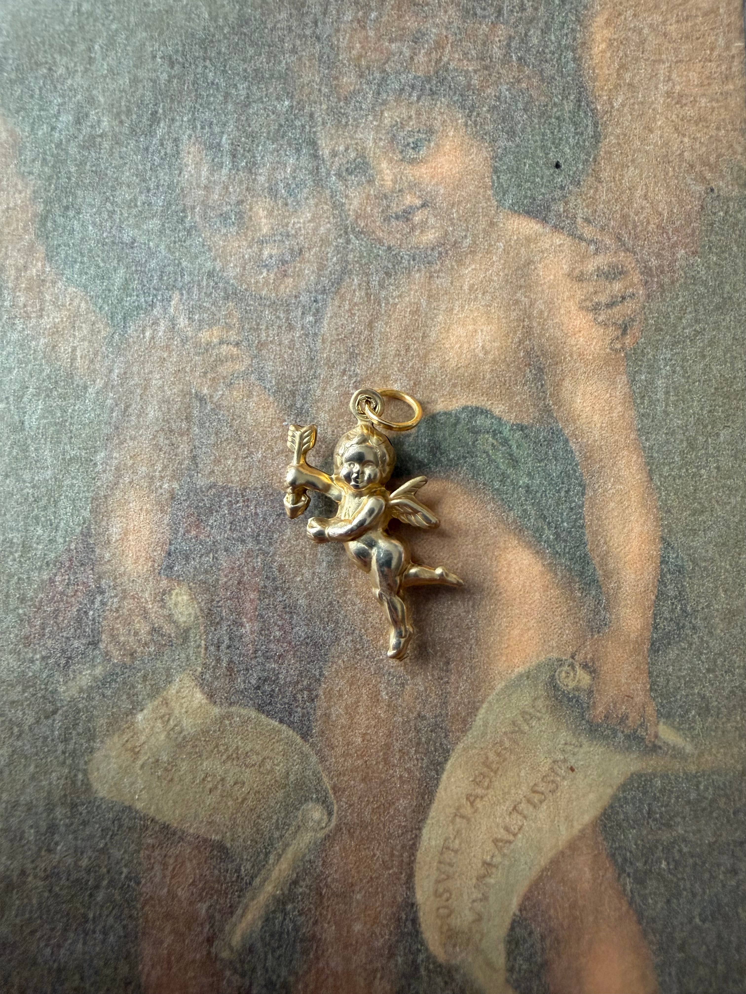cherub pendant
