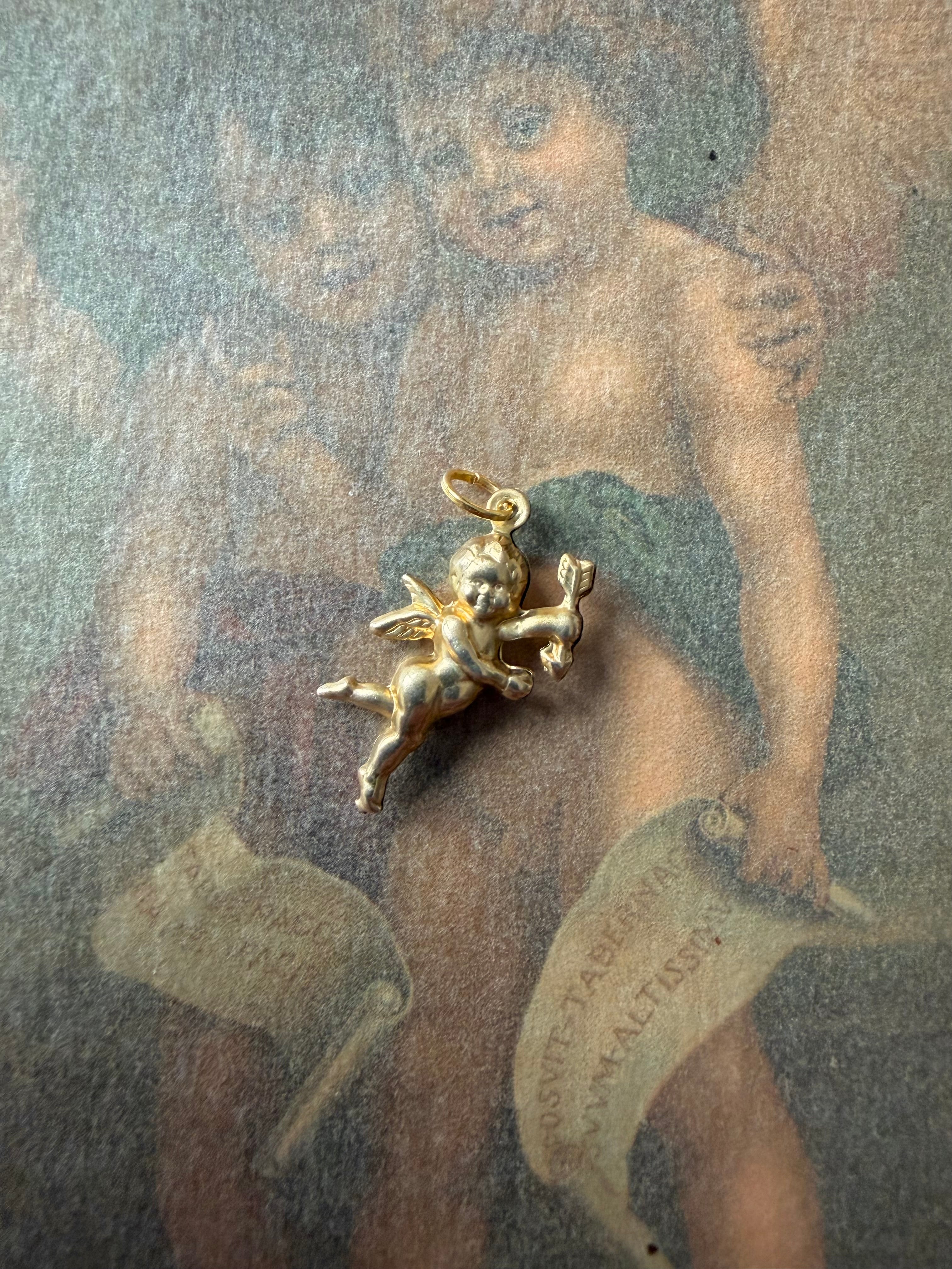 cherub pendant