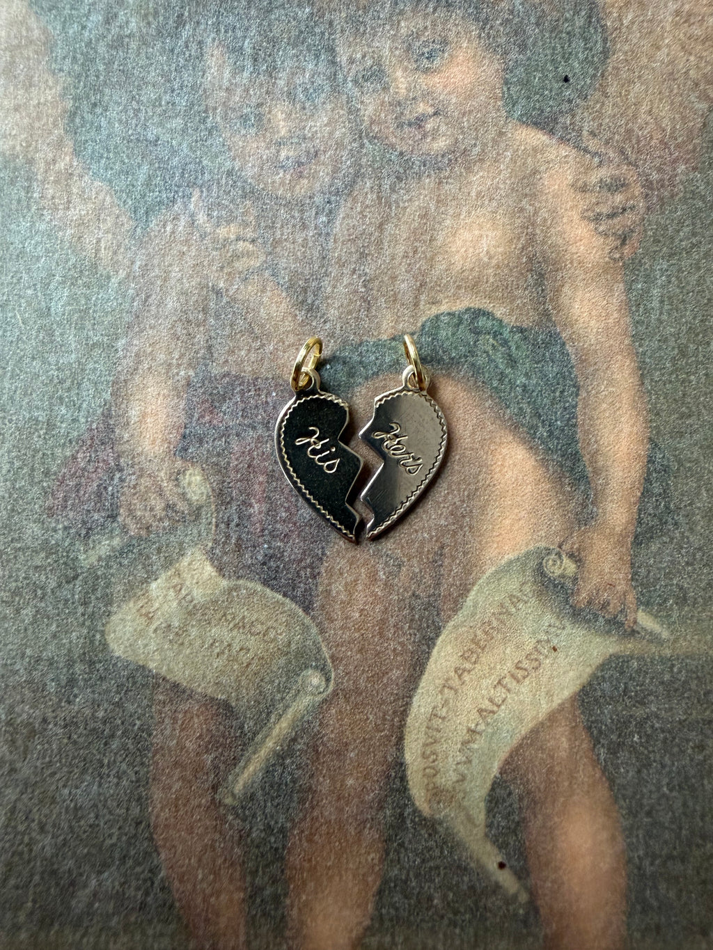 his + hers pendant set