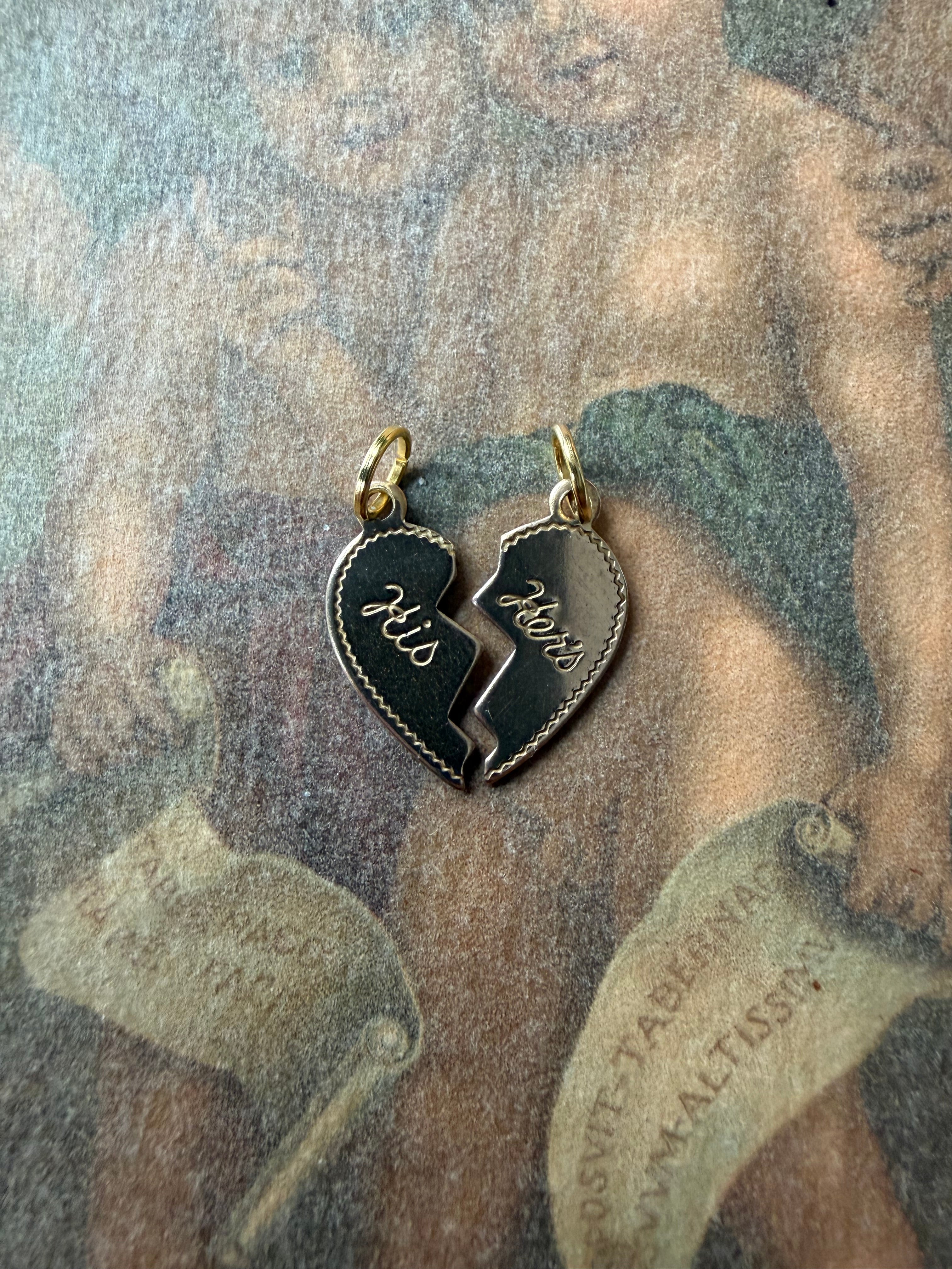 his + hers pendant set
