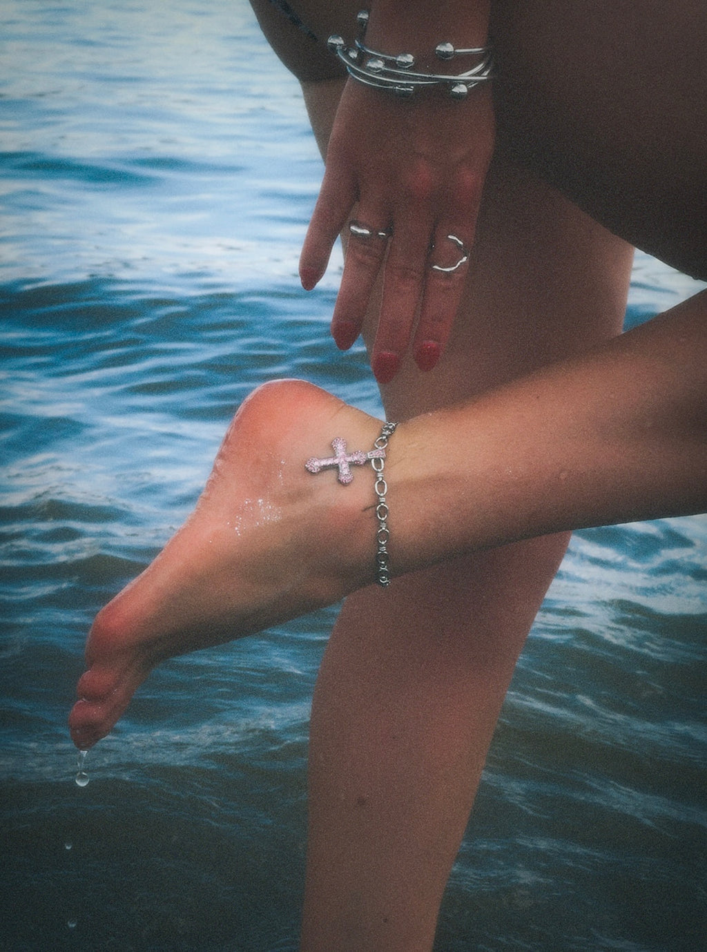 stone anklet